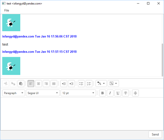 GNU Privacy Guard based Instant Message Client